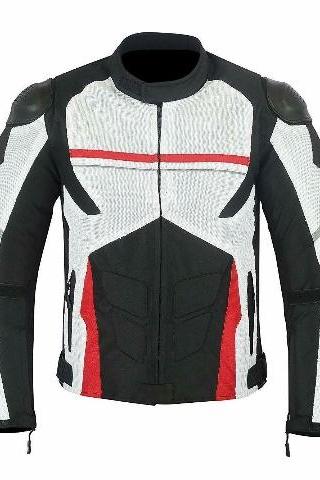 Motorcycle Racing Leather Jacket for Men Bikers Protection Jacket